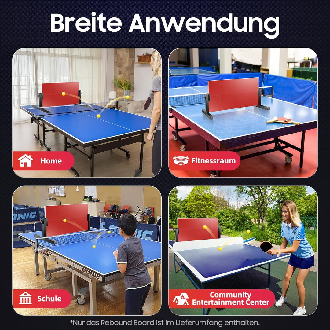 TONFEION Tischtennis Rebound Board Tischtennis Returnbrett Pro Return RüCksprungbrett Returnboard Tr