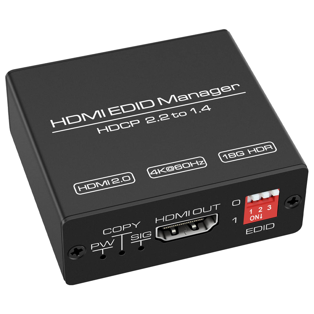 HDMI EDID Manager 4k Prophecy Emulator 8 EDID-Modus EDID-Kopierer programmierbare Verstärkungen Equa