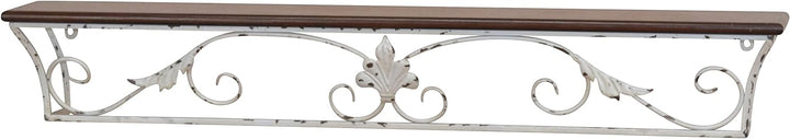 moebel direkt online Wandkonsole Doren antik weiss, 92 cm breit, Antik Weiss, 92 Cm Breit