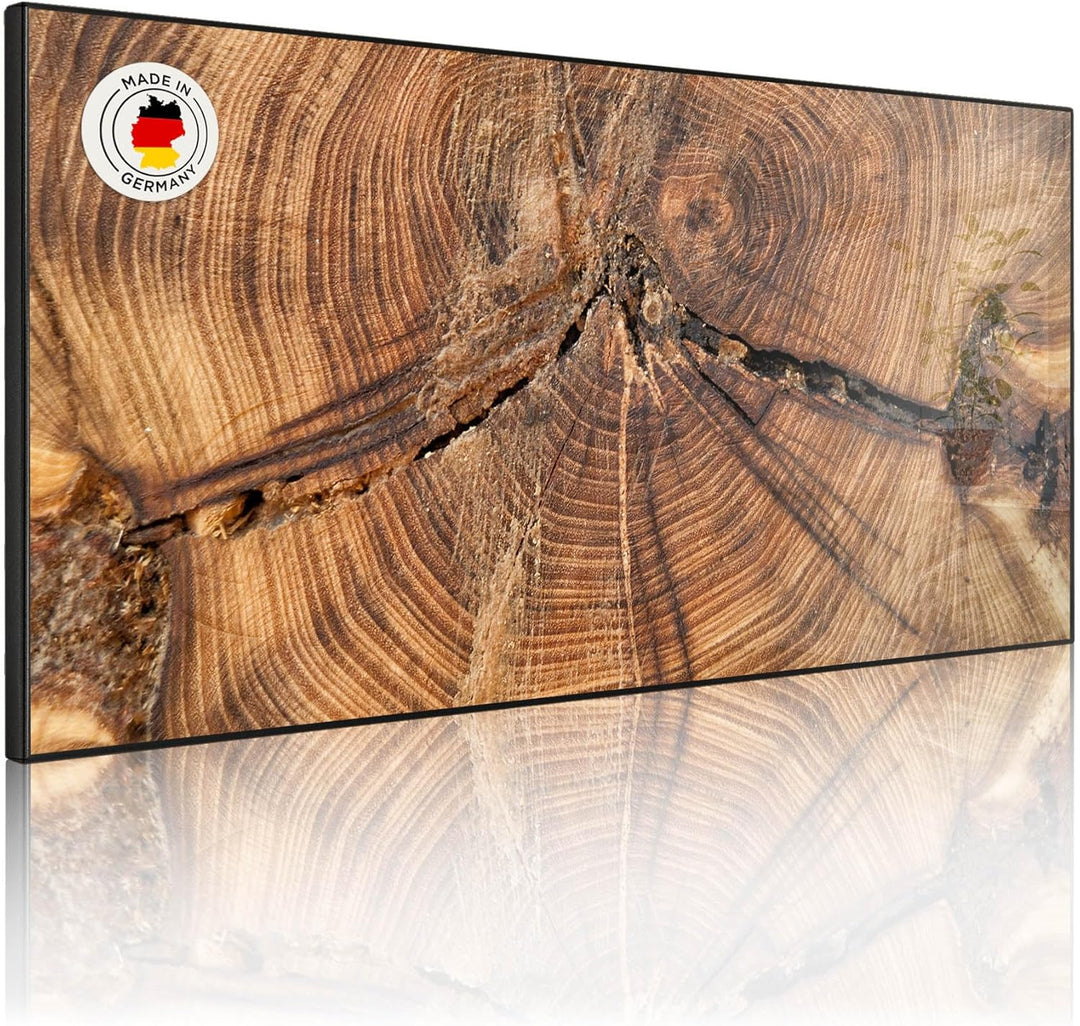 banjado Magnettafel schwarz 78 x 37cm / Magnetwand Metall/Magnetpinnwand als Memoboard/Pinnwand Magn