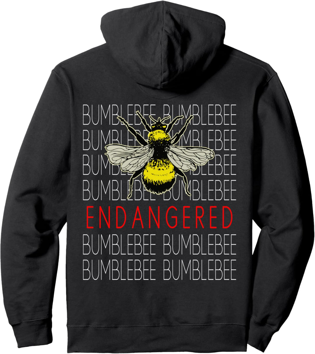 Bumblebee THREATENED ENDANGERED Bees Pullover Hoodie