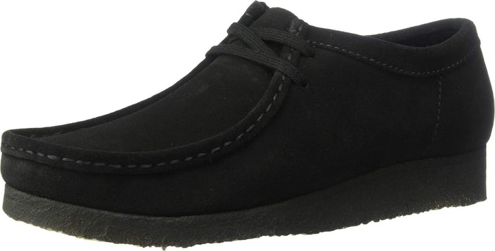 Clarks Herren Wallabee Mokassin 40 EU Schwarze Velourslederoptik, 40 EU Schwarze Velourslederoptik