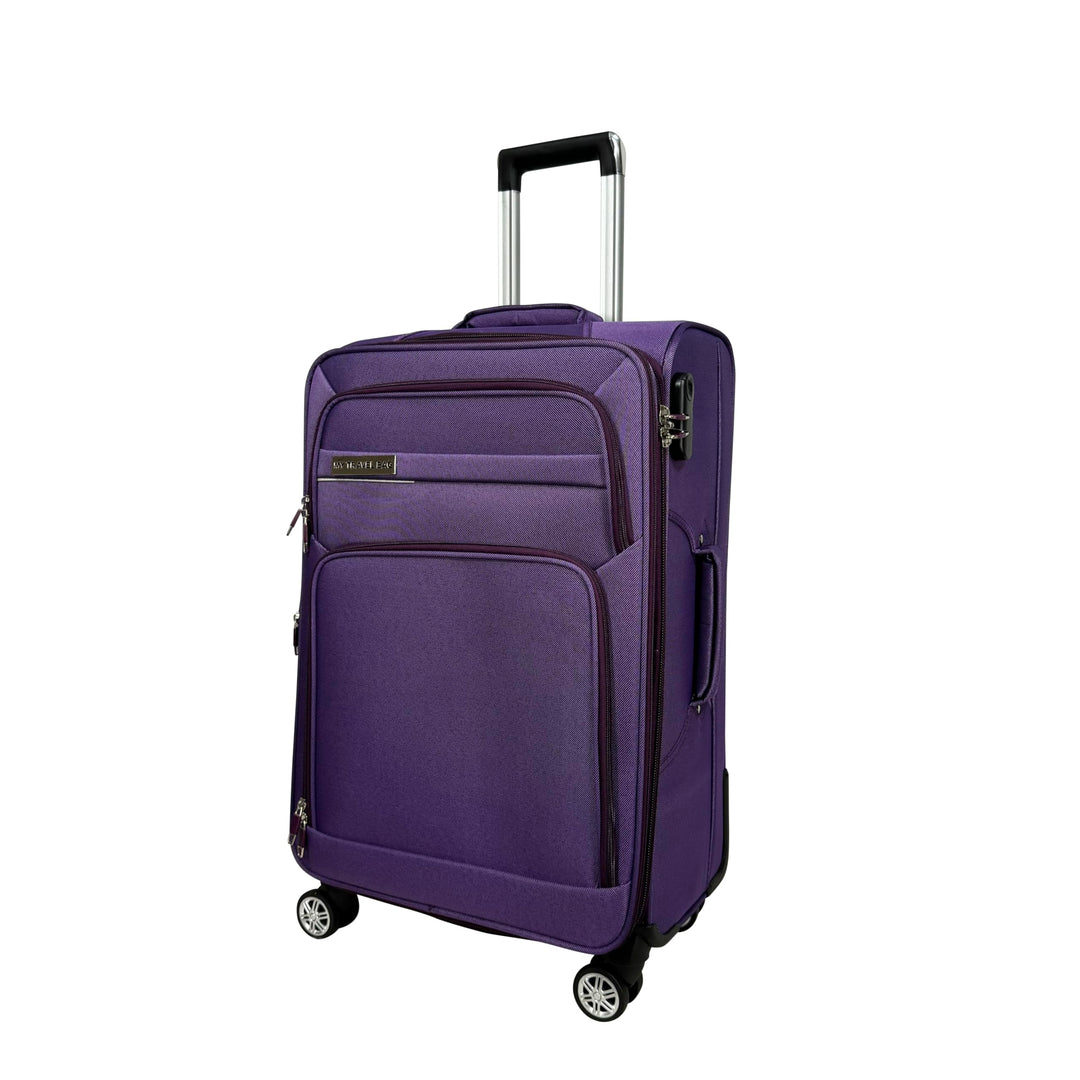 MY TRAVEL BAG Stoff Reisekoffer Trolley Erweiterbar mit Zwillingsrollen (M/L/XL/XXL oder 4er Set) We