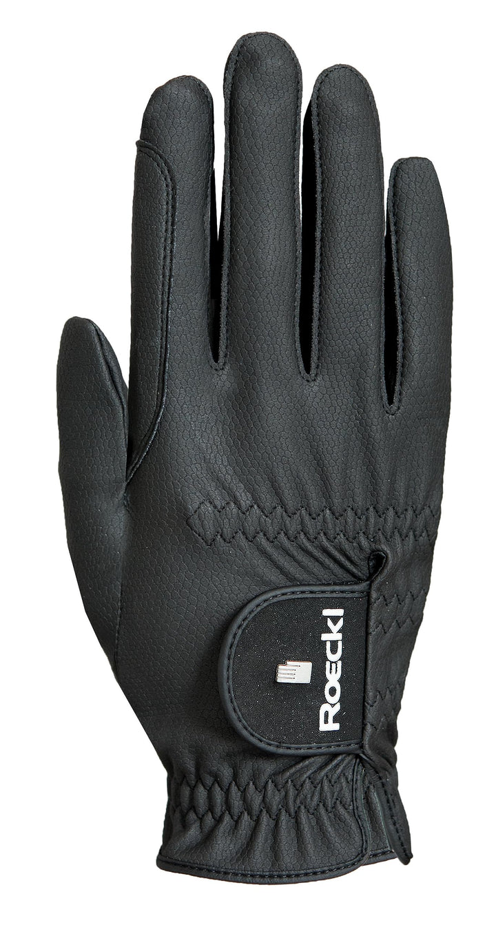 Roeckl Sports Reithandschuh ROECK-Grip PRO, Unisex Sommer Handschuh, 3 Farben, Grösse 6-11 8.5 Schwa
