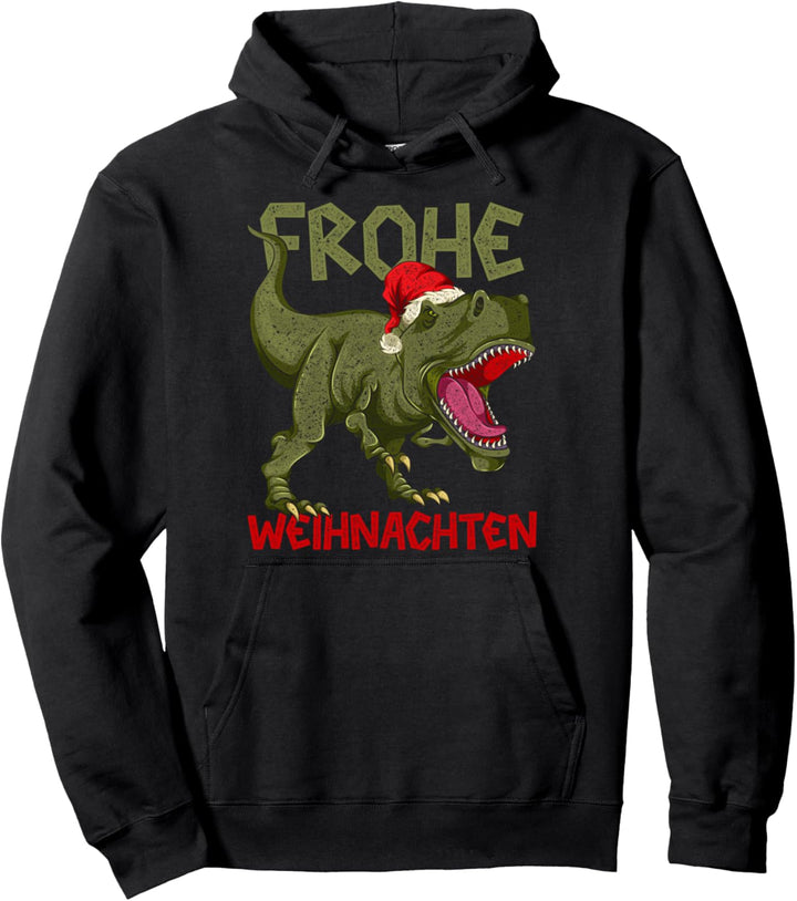 Dinosaurier Pajama Kinder Frohe Weihnachten T Rex Pullover Hoodie