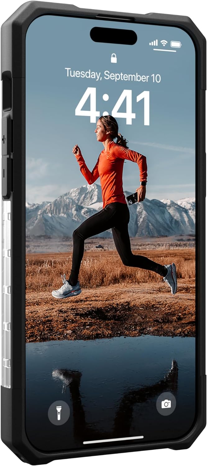 URBAN ARMOR GEAR Plasma Hülle kompatibel mit Apple iPhone 15 Pro Max [Wireless Charging kompatibles