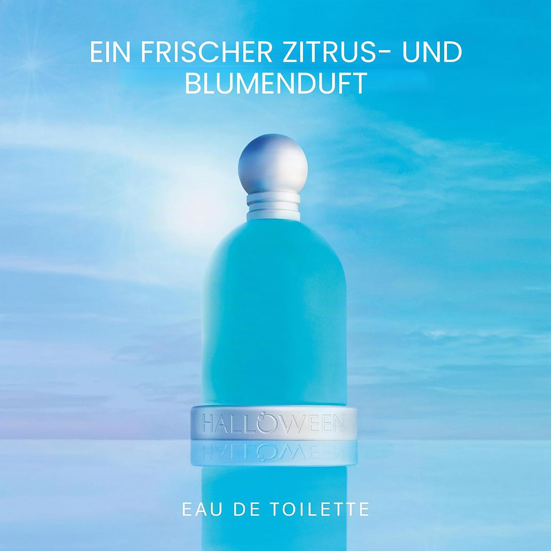 Halloween Blue Drop, Eau de Toilette für Frauen, holziger Duft, 100ml Zerstäuber 100 ml (1er Pack),