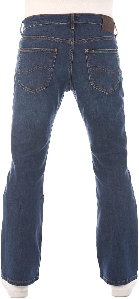 Lee Jeans Herren Stretch Bootcut Denver Jeanshose Hose Denim Blau 32 33 34 36 38 40 42 44 46 33W / 3