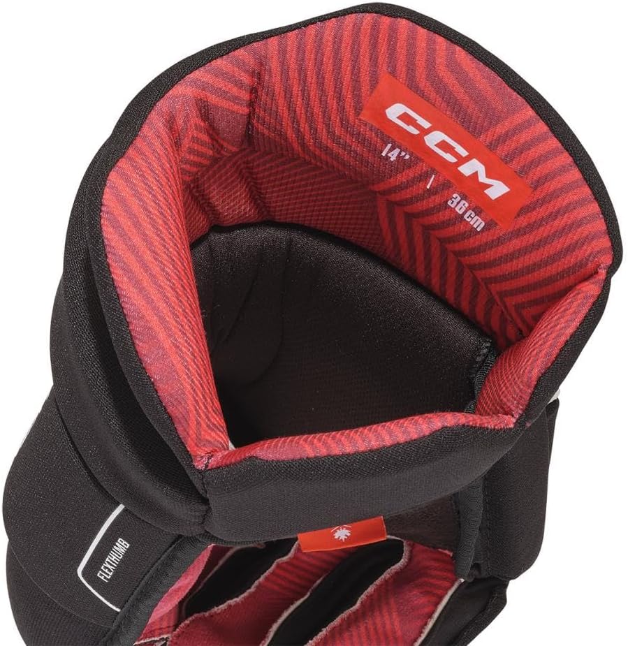CCM Next Eishockey Handschuhe Senior Schwarz/Weiss, Grösse: 14, Schwarz/Weiss, Grösse: 14