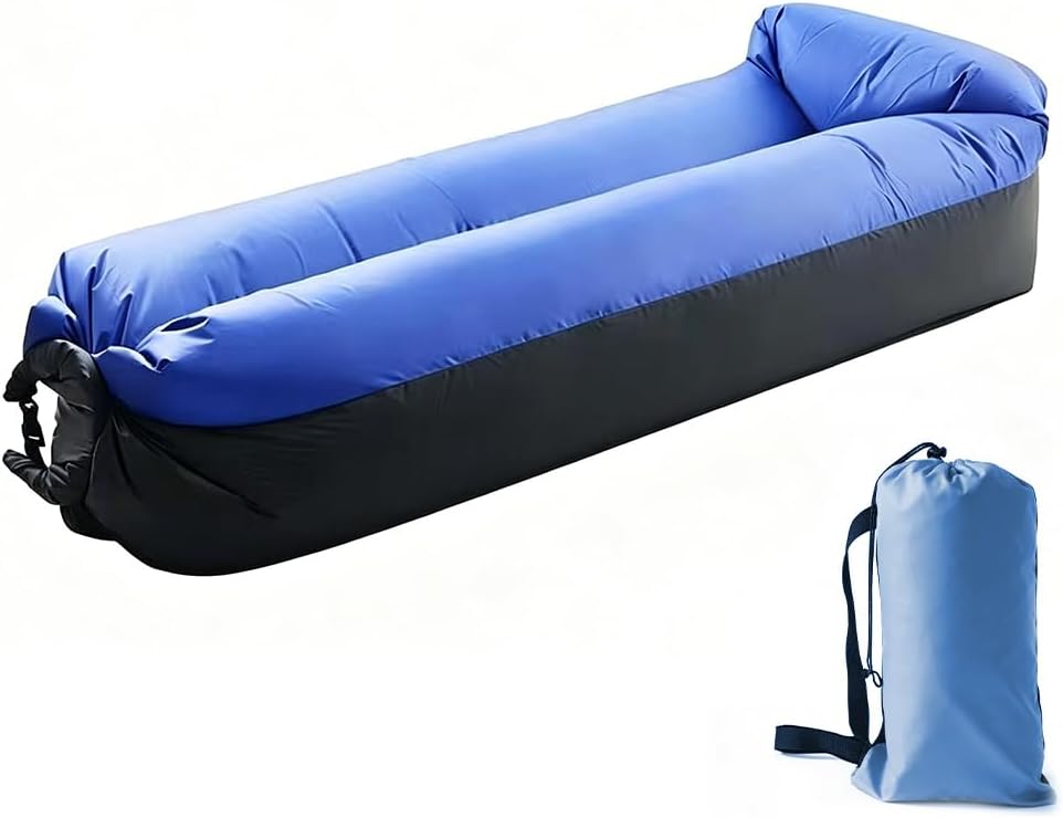 Aufblasbares Sofa, Camping Sofa Aufblasbar, Tragbares Luft Sitzsack mit Aufbewahrungstasche, Air Lou