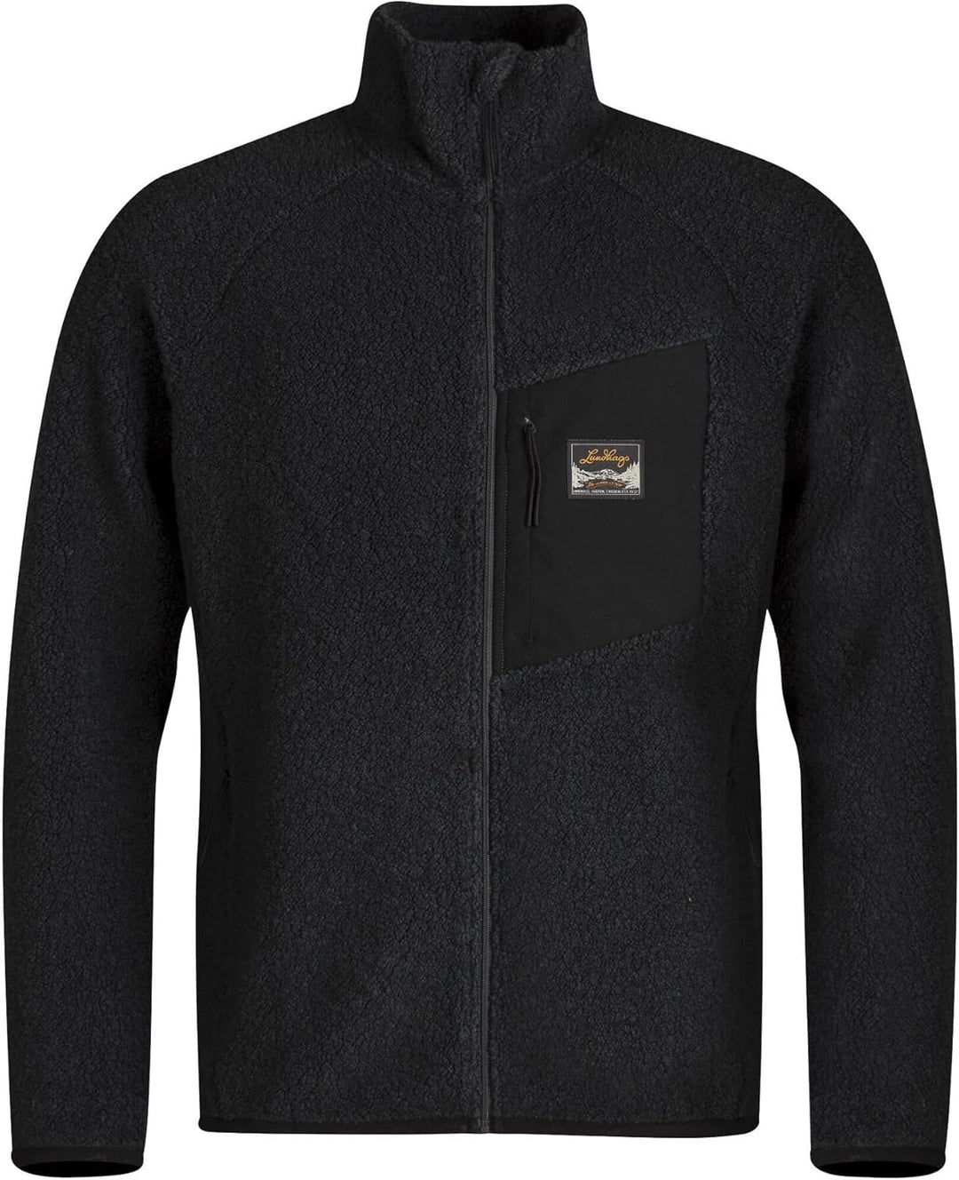 Lundhags Flok Wool Pile Men Schwarz M, Schwarz M