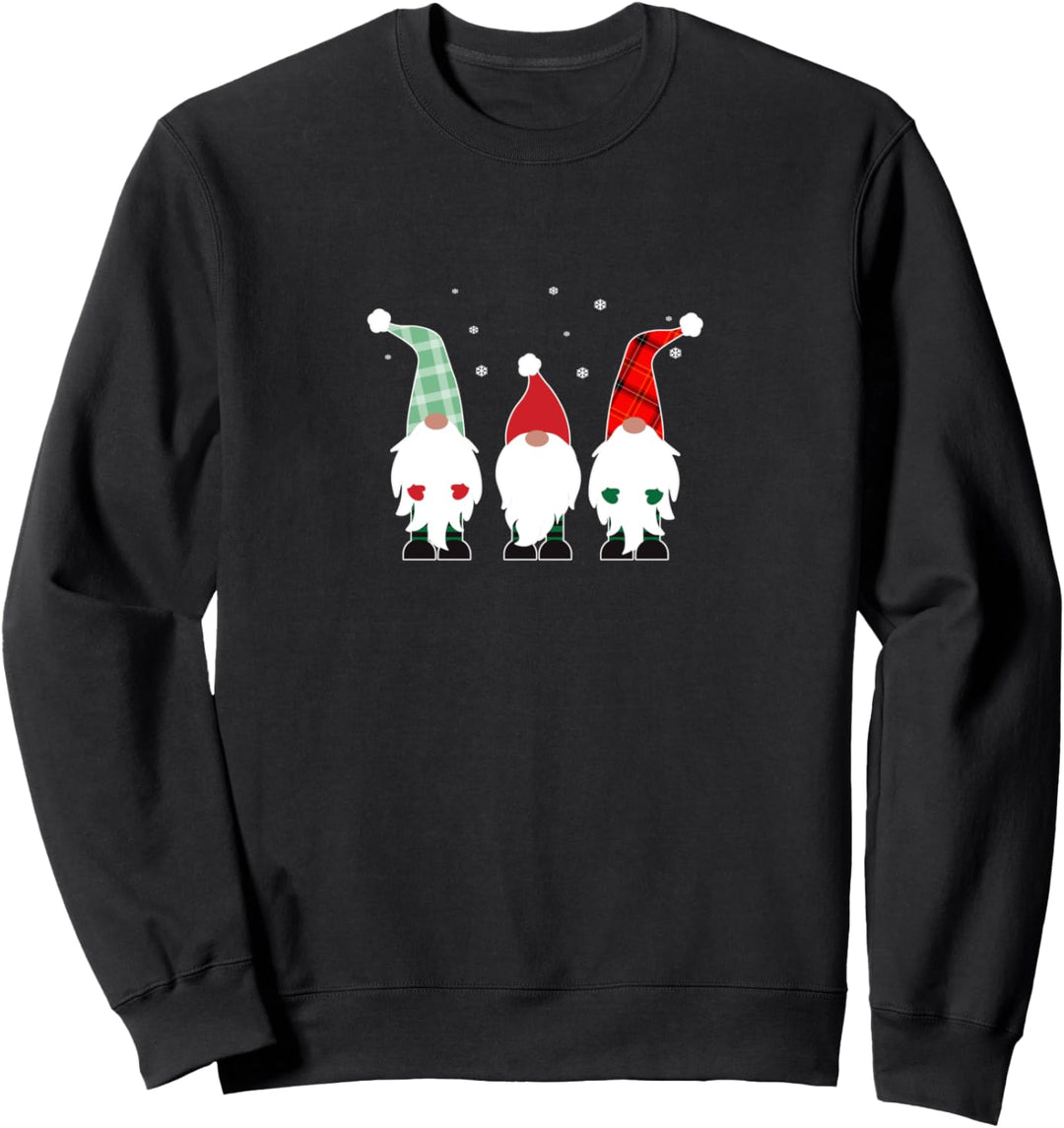 Niedlicher Weihnachtswichtel, Weihnachts-/Winter-Design. Sweatshirt