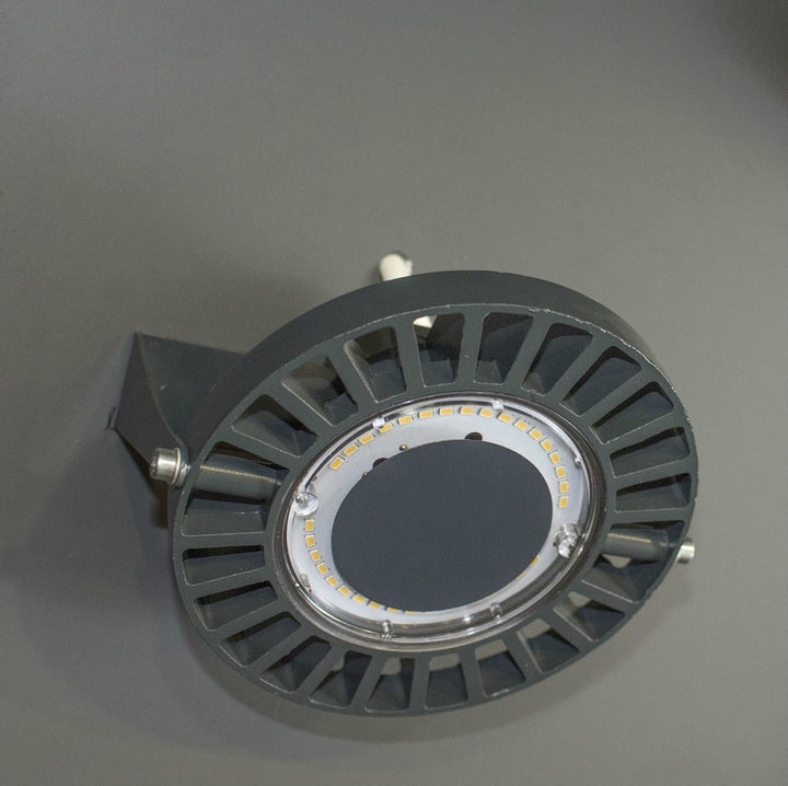 LED Flutlicht Laterne Fluter Lampen Leuchte LED NEU Lampe Beleuchtung IP 65 (Dunkelgrau 111 mm 6W),