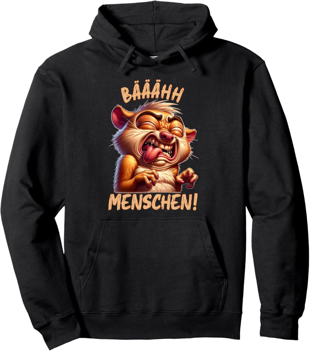 Bäääh Menschen Ich hasse Menschen Pullover Hoodie