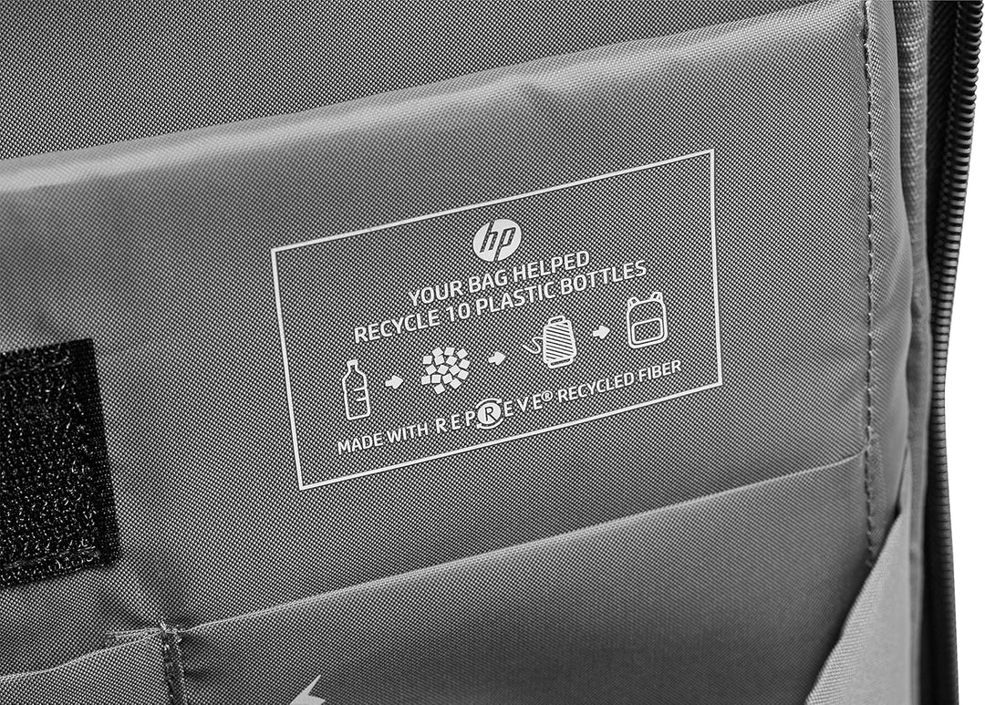 HP Renew Reiserucksack, 15,6 Zoll Laptop Rucksack, recyceltes Material, wasserabweisend, mit Trolley