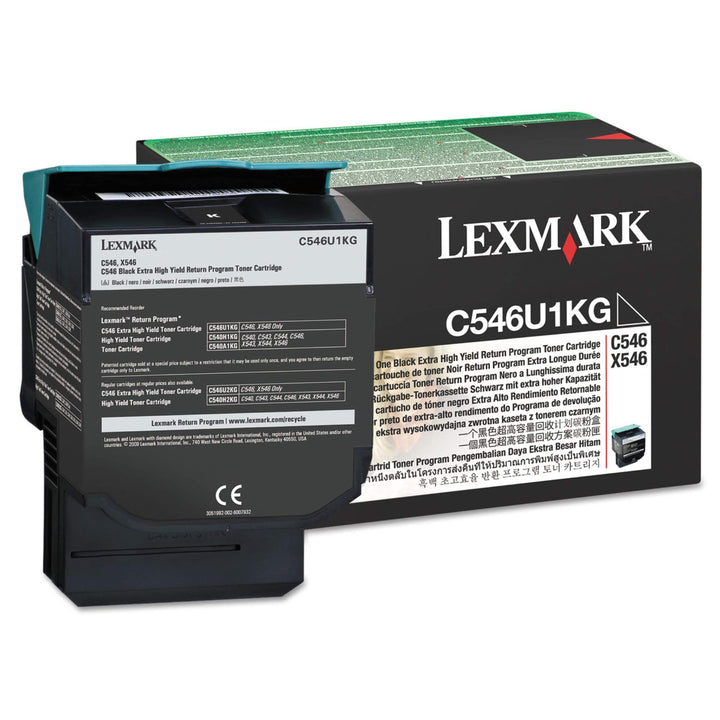 Lexmark Original C546U1KG / , Premium Drucker-Kartusche , Schwarz, 8000 Seiten