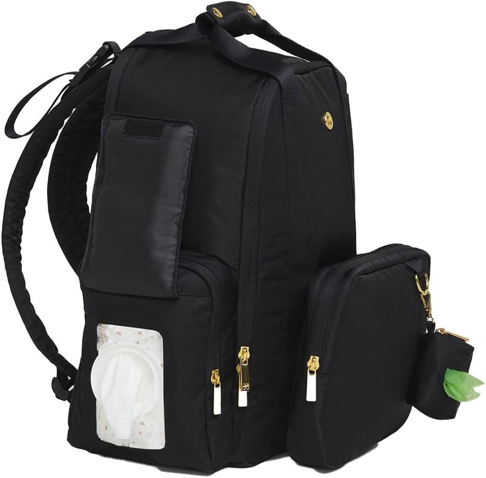 HUGGIES haddad brands europe Rucksack – Wickeltasche, Schwarz, one size, Casual