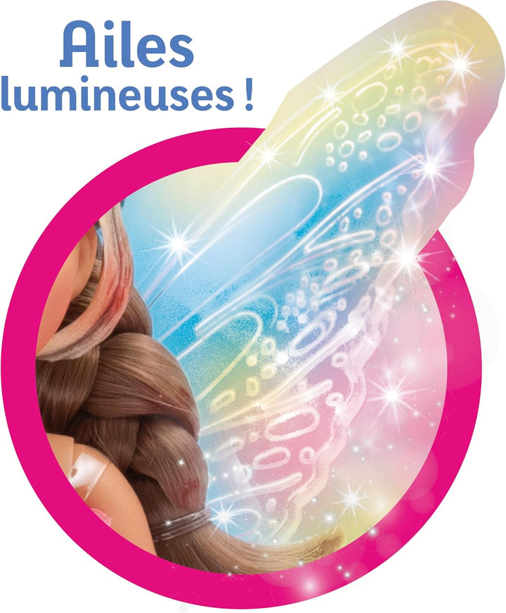 Winx Fairy Light Up Wings Doll – Flora with Sparkling Outfit &amp; Glowing Wings – 27cm Fashion Doll wit