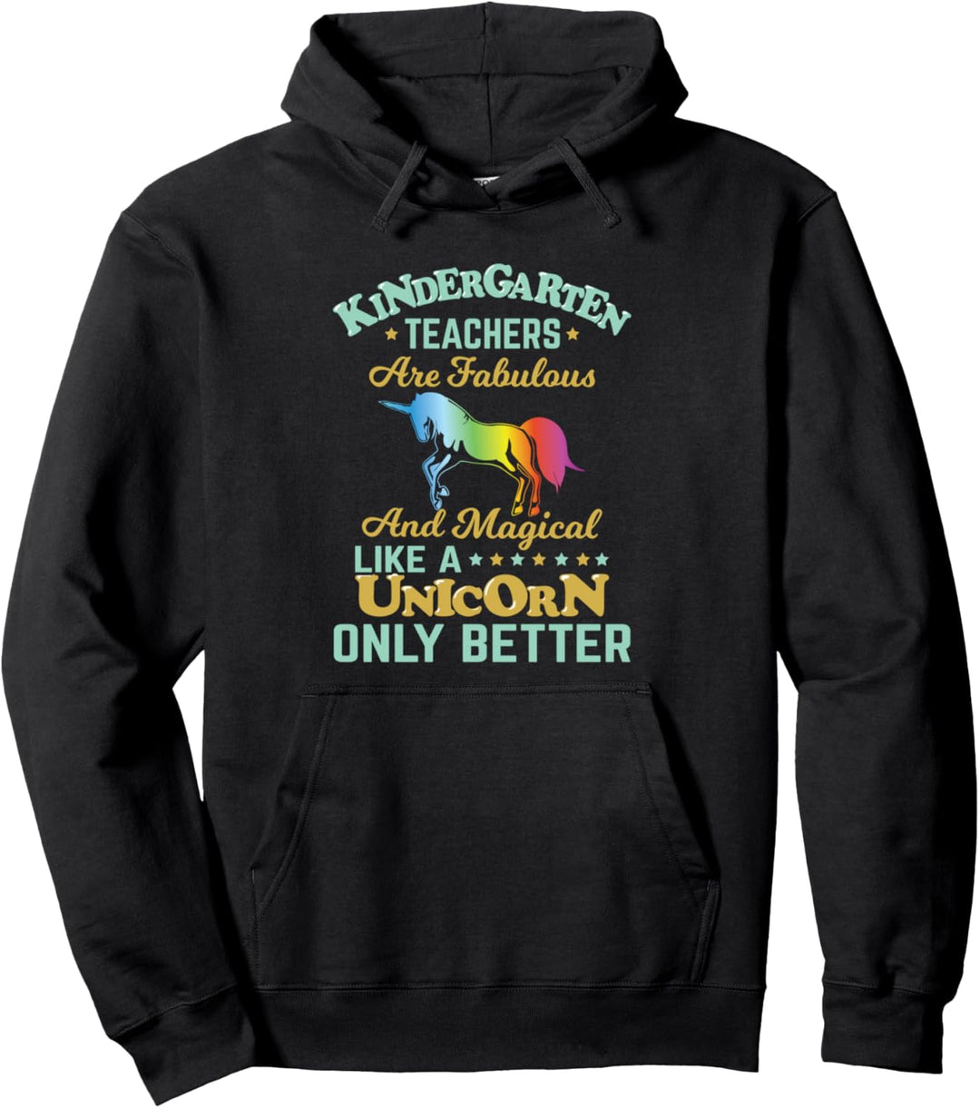 Kindergarten Teacher Gifts Back To School Magical Unicorn Pullover Hoodie