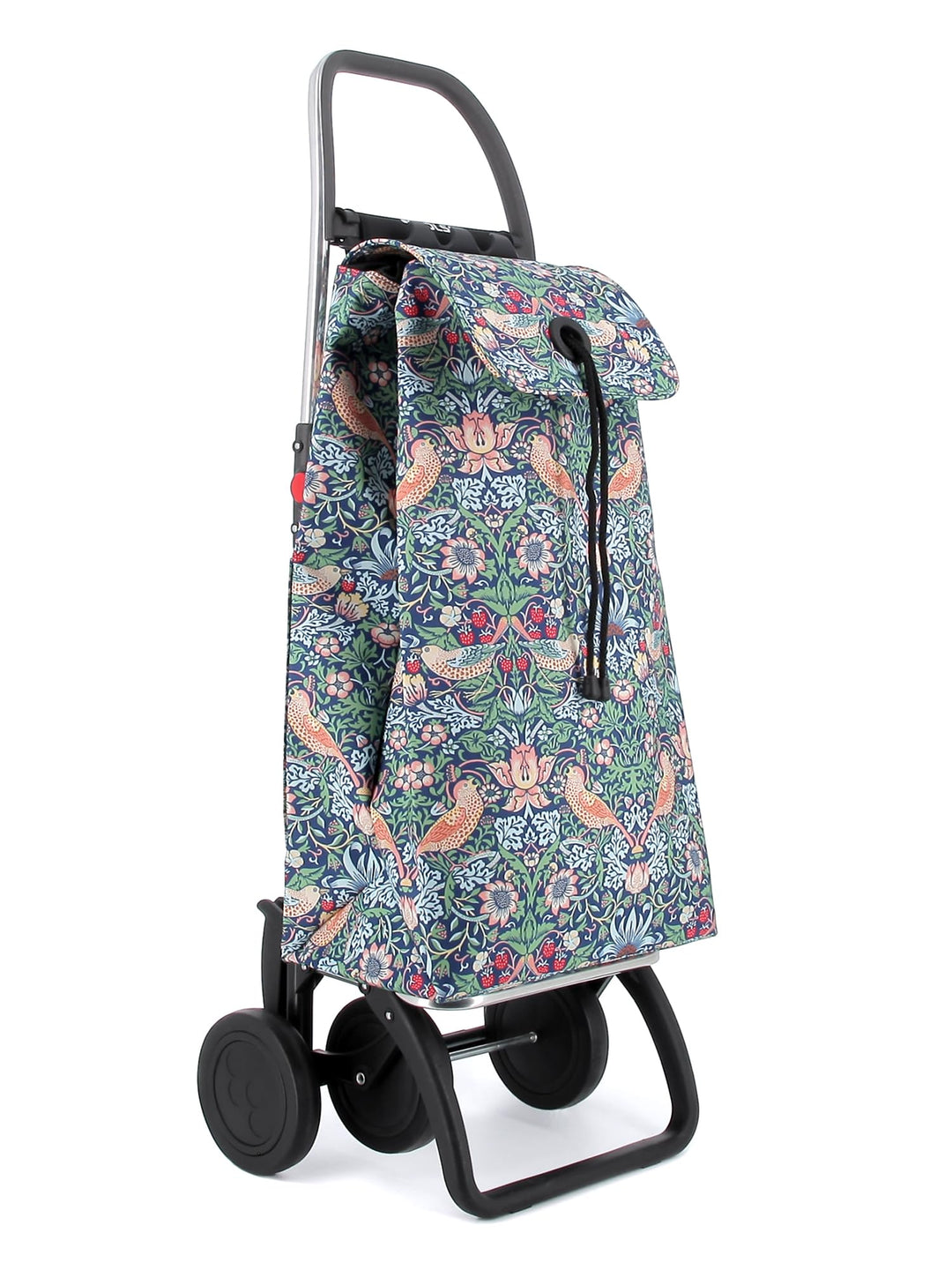 Klappbarer Einkaufstrolley Rolser I-Max William Morris 4 Räder - Birds 4 Räder Zusammenklappbar Bird