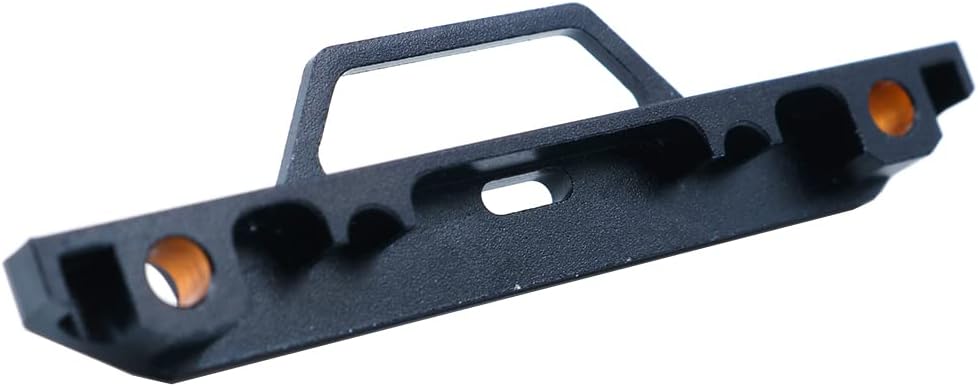 RC Metall Aluminium Frontstossstange mit U-Ringen Anhängerkupplung Schäkel für 1/24 RC Crawler Axial