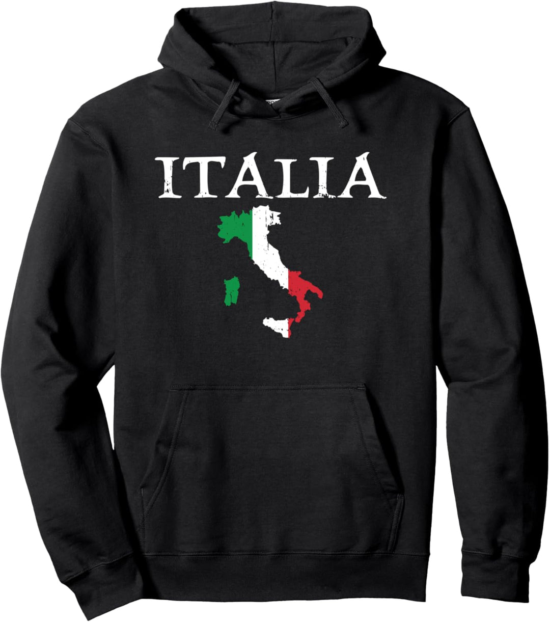 Italia Italien Stiefel Karte Pullover Hoodie