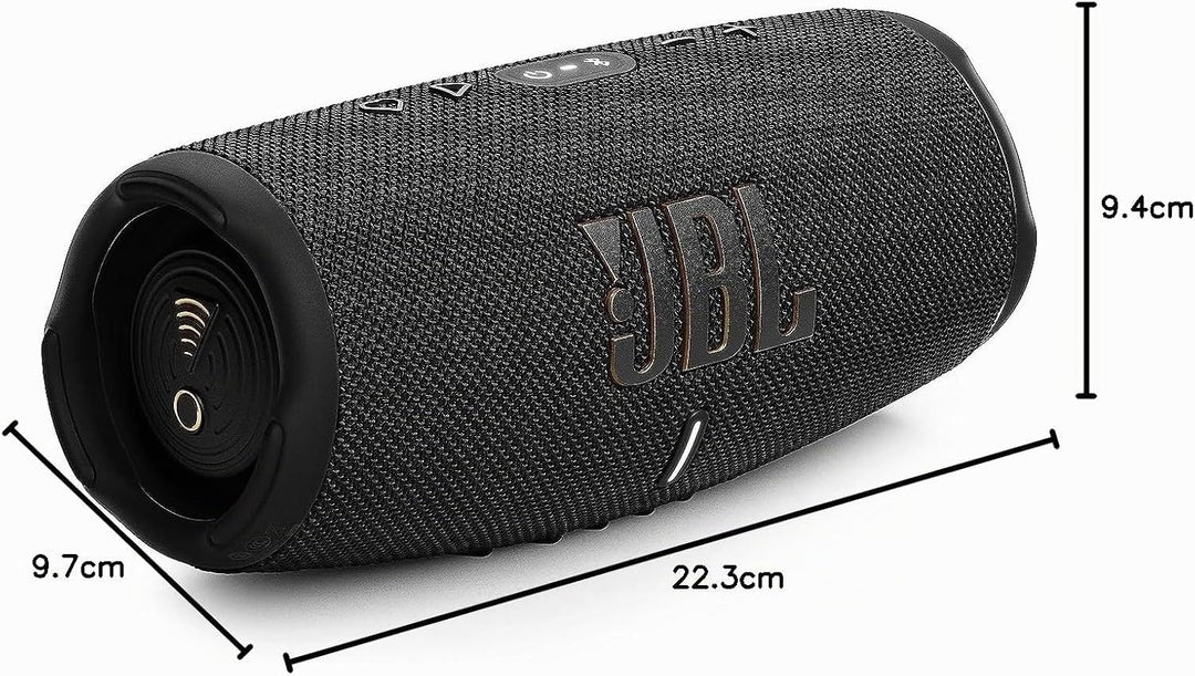 JBL Charge 5 Drahtlose tragbare drahtlose Lautsprecher Wi-Fi Schwarz, Schwarz