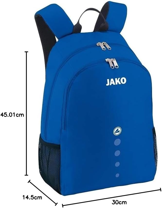 JAKO Classico Rucksack Ohne Geschlecht Royal 45 cm, 18 L Logo, Royal 45 cm, 18 L Logo