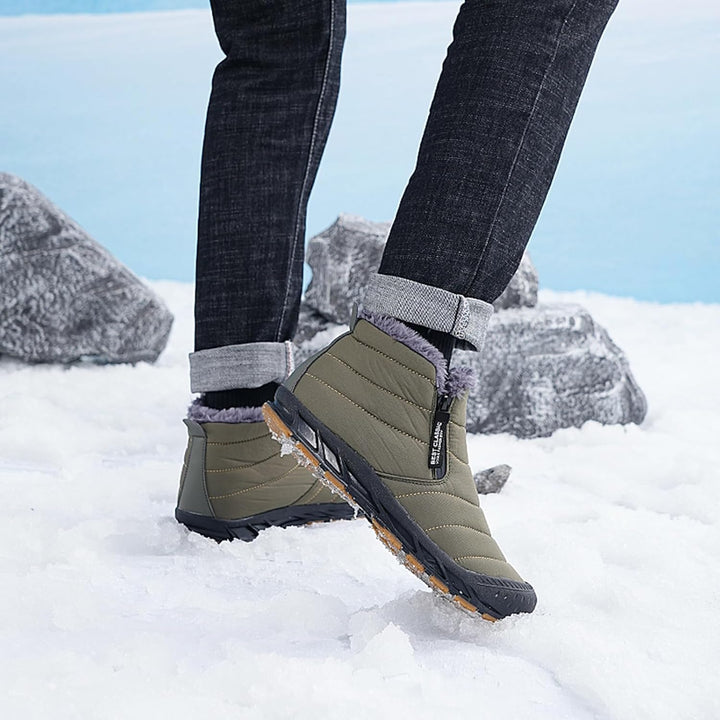AONETIGER Winterschuhe Herren Damen Gefüttert Winterstiefel Wasserdicht Schneestiefel Warme Bequem S