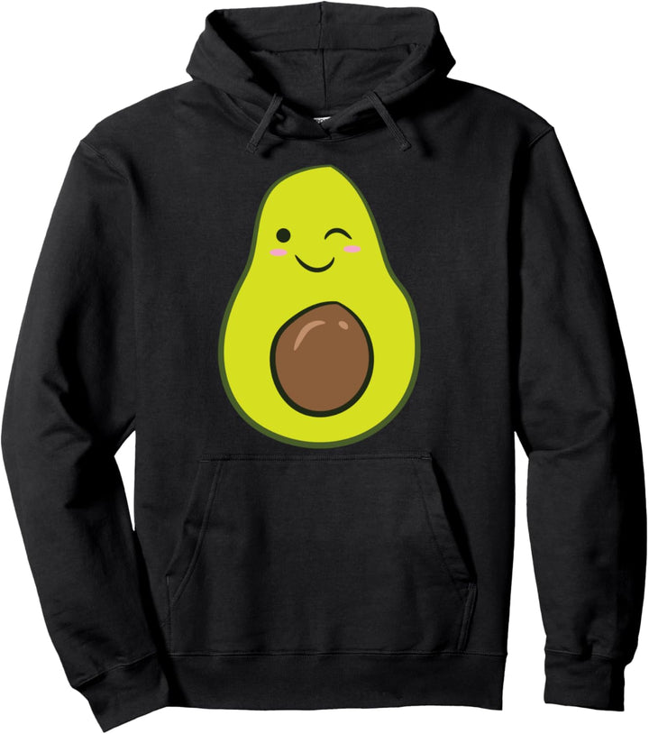 Niedliches Avocado-Halloween-Kostüm Kawaii-Avocado Pullover Hoodie