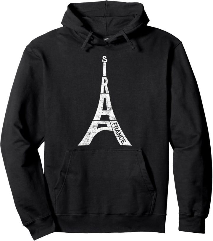 Paris Souvenir lustige Eiffelturm Frankreich Typografie Pullover Hoodie