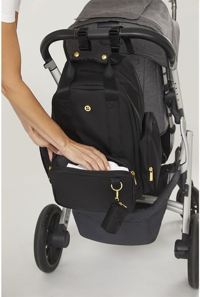HUGGIES haddad brands europe Rucksack – Wickeltasche, Schwarz, one size, Casual