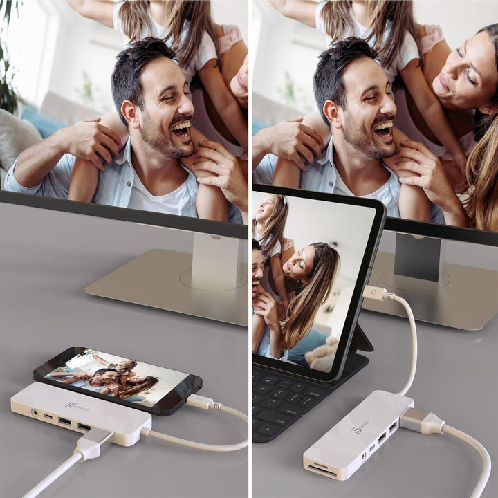 j5create JCD373-N Multi Adaptateur USB-C Léger