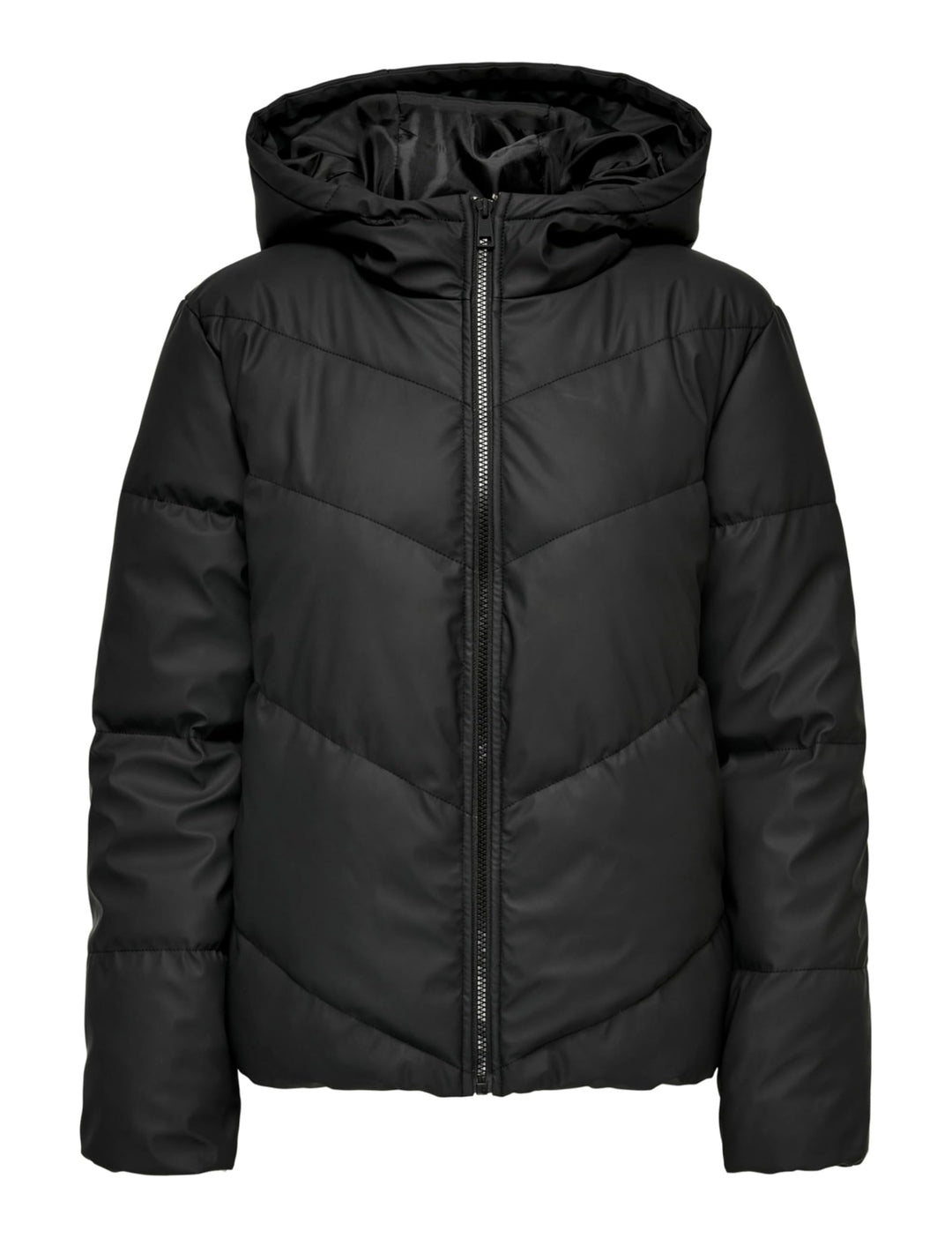 Jacqueline de Yong female Jacke Kapuze Tief angesetzte Schulter Jacke L Schwarz, L Schwarz