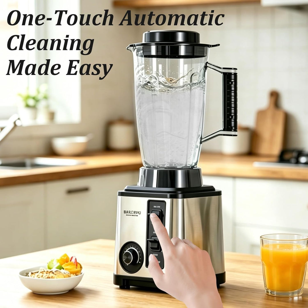 8-in-1 Multifunktions-Mixer, Tischmixer mit 2L & 3L Behälter, Standmixer Hochleistungsmixer, 15 Gesc