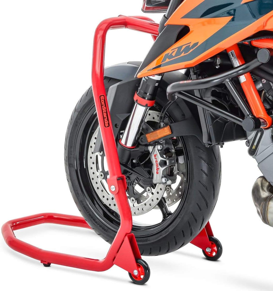 Lenkkopfständer Vorderrad V4 für Ducati Monster 1000 03-05 rot