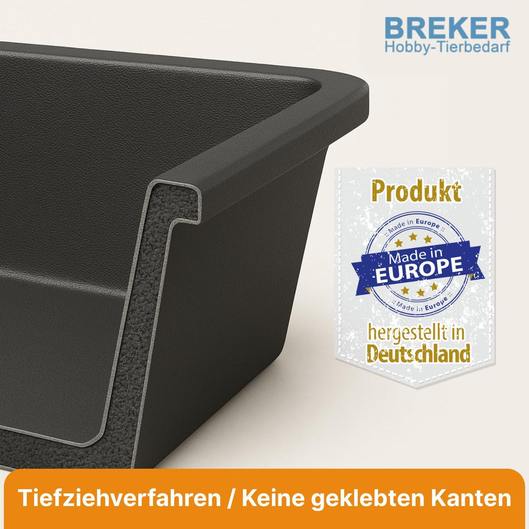 Kunststoff Wanne - Kotwanne - Kunststoff Schale - 100 x 50 cm - 50 l - Allzweckwanne - Pflanzwanne