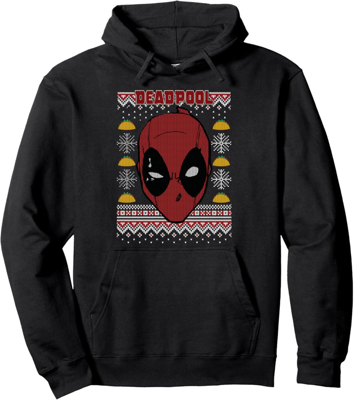 Marvel Deadpool Weihnachten Ugly Sweater Style Pullover Hoodie