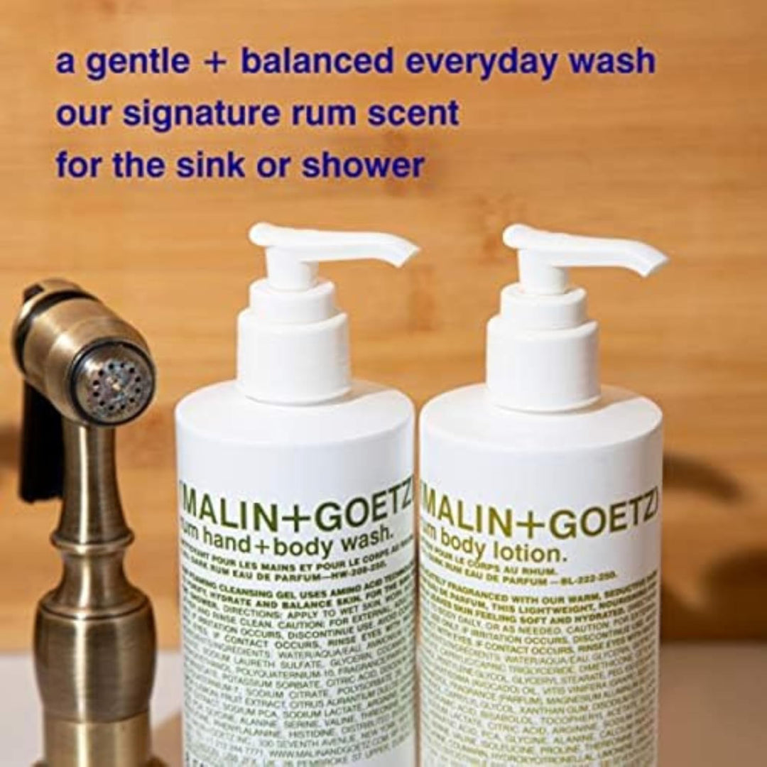 Malin + Goetz Rum Hand Wash w. Pump-8.5 oz. by Malin + Goetz