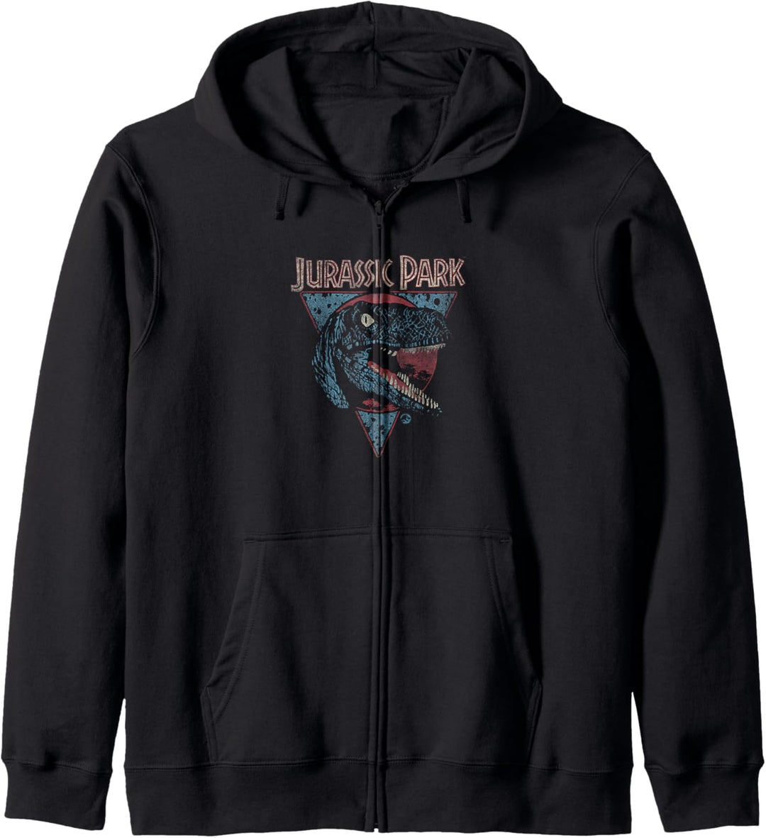 Jurassic Park Velociraptor Triangle New Wave Dino Kapuzenjacke