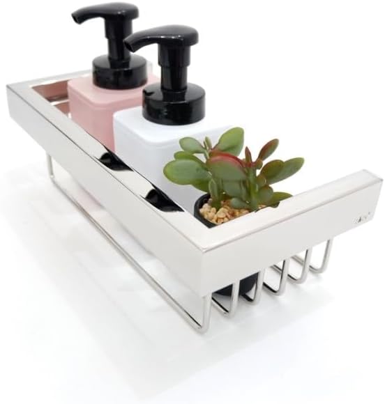 ZACK 40023 "LINEA" Duschkorb, Edelstahl hochglänzend