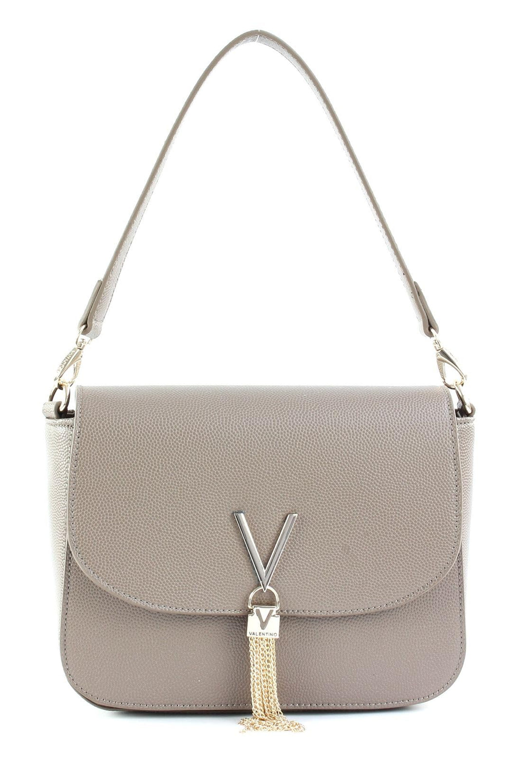 VALENTINO Damen Divina .Shoulder Bag Taupe, Taupe