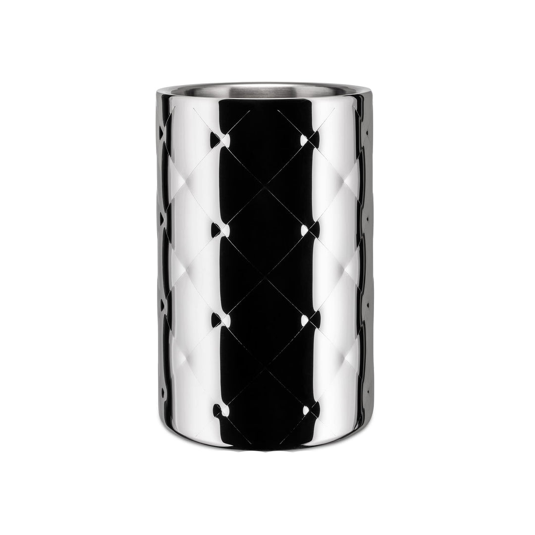Alessi Mateglacé MSA11 Design Vakuum Flaschenkühler aus Edelstahl, 5 x 14 x 17 cm