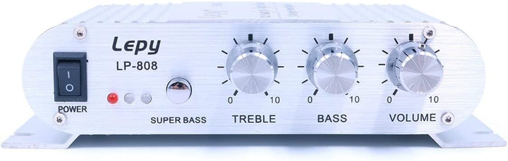 DollaTek LP-808 12V MiNi Tragbarer kabelgebundener HiFi-Verstärker mit 3A-Netzteil für Autotelefon z