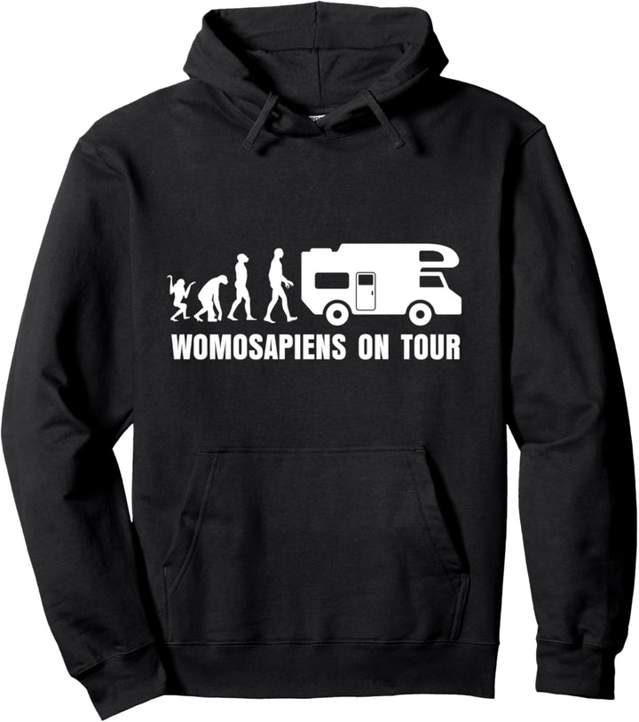 Camping Wohnmobil Evolution Womosapiens Wohnwagen Pullover Hoodie