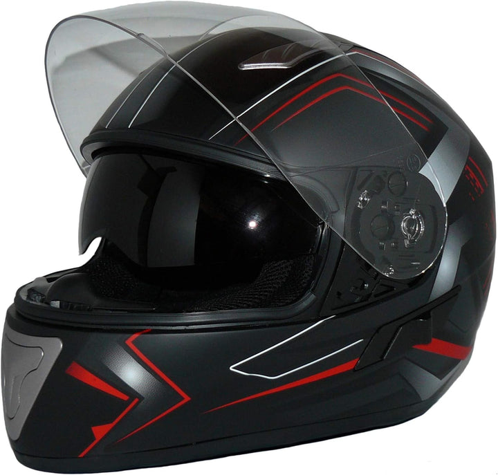 protectWEAR Integralhelm mit Sonnenblende H520-Arrow-RT - XL, XL