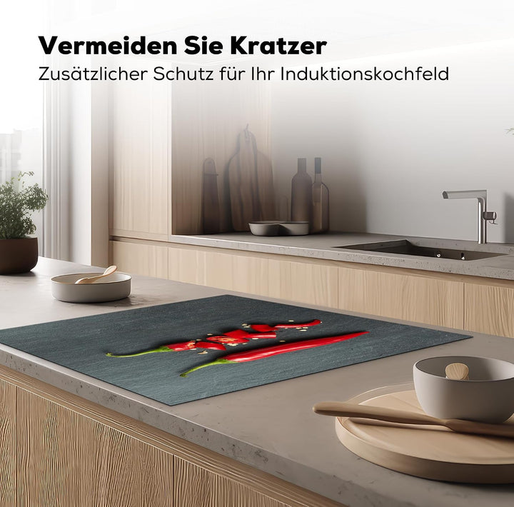 KitchenYeah© Herdabdeckplatte Einteilig Induktionsmatte Küche Abdeckung Ceranfeld Herd Abdeckplatte