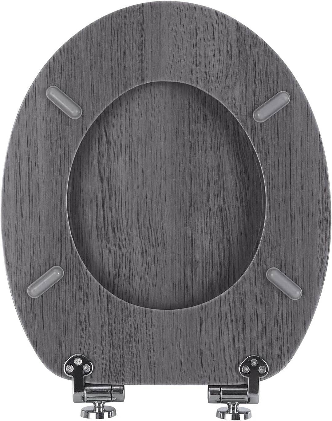 WOLTU #2 Premium WC-Sitz Toilettensitz mit Absenkautomatik, MDF Holzkern, Softclose Scharnier, Antib