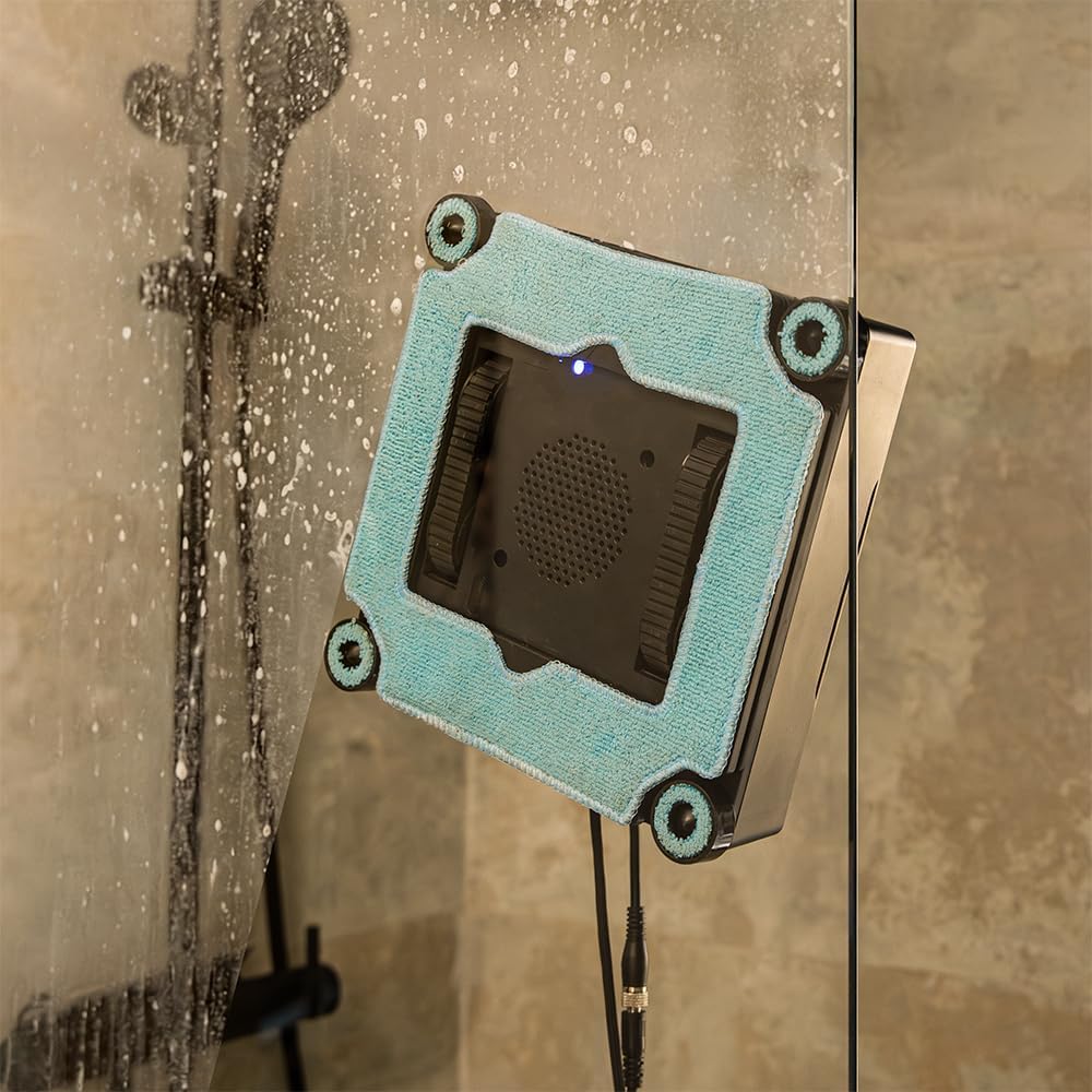 Cecotec Fensterputzroboter Conga Windroid W50 Double Spray. EdgeSpins 4 Eckmopps, 4 Sprays, 5 Modi,
