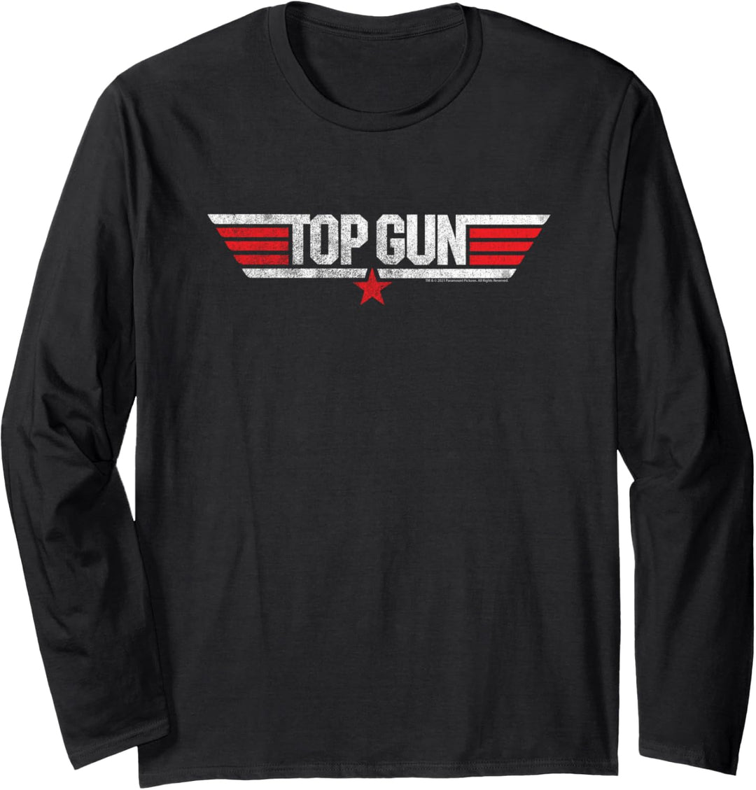 Top Gun Goose und Logo Langarmshirt